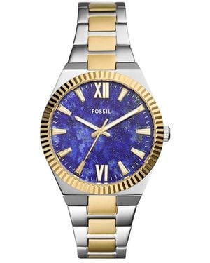 Fossil Es5332 Ladies Scarlette Watch - Metallic