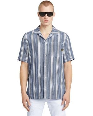 G-Star G-star One Pkt Regular S Shirt - Blauw