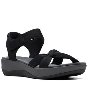 Clarks , Arla Shore, Sandalo basso da donna, 41 EU - Nero