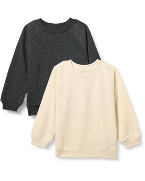 Amazon Essentials Sudadera de Cuello Redondo de Rizo Francés Bebés - Multicolor