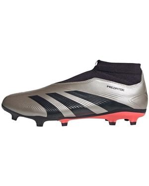 adidas Predator League Laceless Firm Ground Shoes - Grey