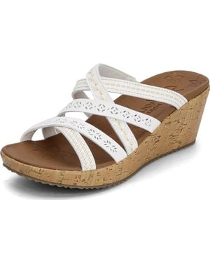 Skechers Beverlee-tiger Posse Wedge Sandal - Black