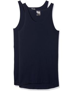 Schiesser Feinripp 5121 Unterhemd 2er pack - Blau