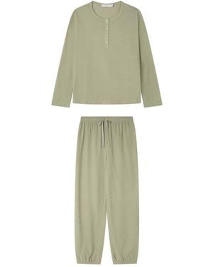 Women'secret Pijama de ga Pantalón Largo Colección Lifewear - Verde