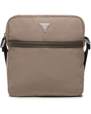 Guess Certosa Nylon Crossbody Schoudertas - Grijs