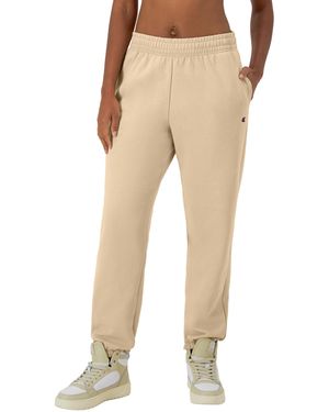 Champion , Powerblend, Oversized Sweatpants, Comfortable Sweats For , 29", Champagne Frost, Medium - Natural