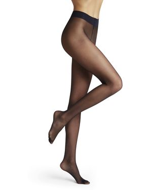 FALKE Matt Deluxe 20 Den W Ti Trasparenti Velati Tinta Unita 1 Pezzo - Marrone