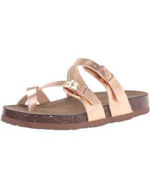 Steve Madden Beached Flache Sandale - Schwarz