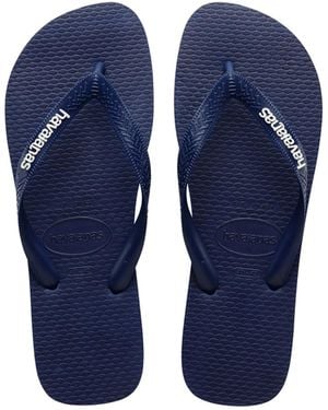 Havaianas Logo Filete Flip Flops Eu 39-40 - Blue