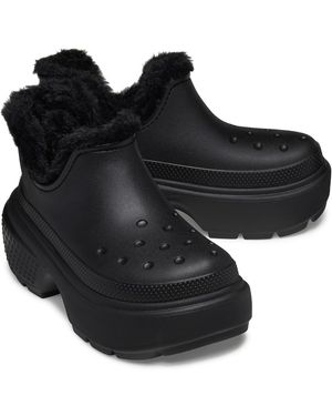 Crocs™ Stomp Lined Shorty Boots (/) Boots - Black