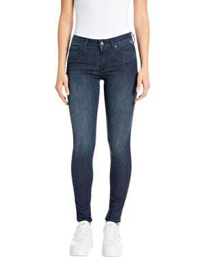 Replay Adult Wh689 New Luz Power Stretch Jeans - Blue