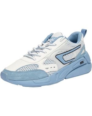 DIESEL Trainers Polyester, Leather - Blue