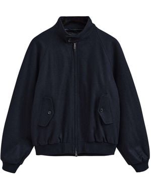 GANT Wool Harrington Jacket In Blue