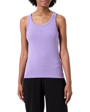 HUGO Datamia Jersey Top - Purple