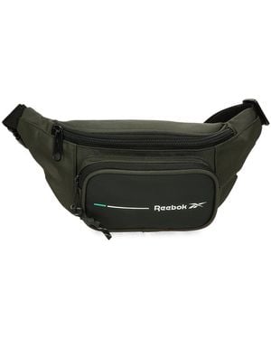 Reebok Houston Shoulder Bag Small Green 15x19.5x6cm Polyester By Joumma Bags - Black