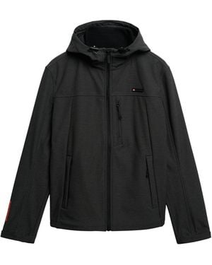Superdry Mottled Trekker Ripstop Jacket - Black