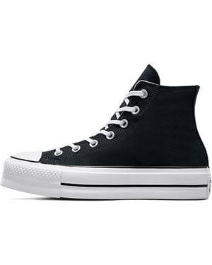 Converse Chuck Taylor All Star Archive Leopard Print Platform - Ox - Black