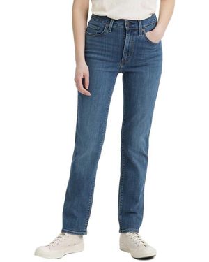 Levi's Jeans 724 High Rise Straight - Bleu