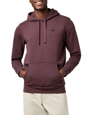 Wrangler Sign Off Hoodie Hooded Sweatshirt - Purple