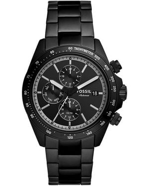 Fossil Orologio Analogico al Quarzo Uomo con Cinturino in Acciaio Inossidabile FS6125 - Nero