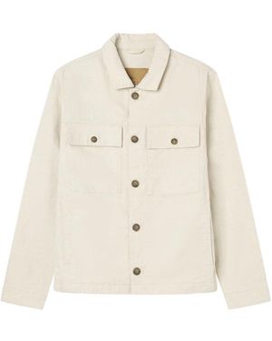 Springfield 6ow Shacket Linnen Jack - Wit