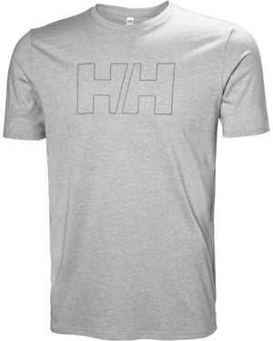 Helly Hansen S Hh Tech Logo T-shirt - Grey