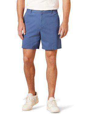 Amazon Essentials Classic-fit 7" Comfort Stretch Chino Shorts - Blue