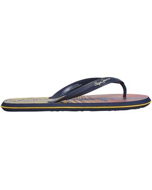 Pepe Jeans Infradito Whale Palm da Uomo - Nero