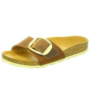 Birkenstock Madrid Big Buckle Cognac - Marrone