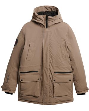 Superdry Herren City Parka - Gepolsterter Wintermantel Mit Kapuze