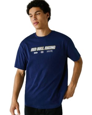 Pepe Jeans Red Bull Racing X Outline Graphic Tee T-shirt - Blauw