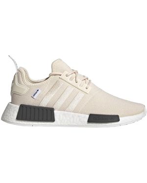 adidas Mens Nmd R1 Lace Up Trainers Shoes Casual - Green, Beige, 4.5 Uk - Natural