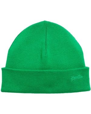 Superdry Vintage Logo Beanie Hat Delicate Green 1size