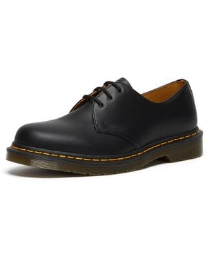 Dr. Martens , 1461 3-eye Leather Oxford Shoe For And , Black Smooth, 5 Us /4 Us