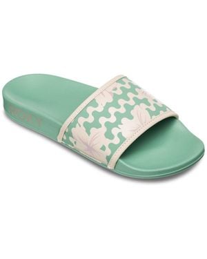 Roxy Slippy Iv Sandal - Green