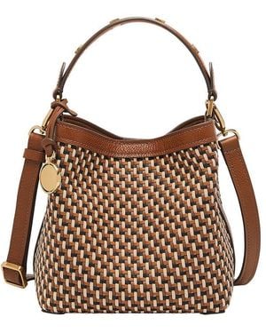 Fossil Jessie Bucket Shoulder Bag - Brown