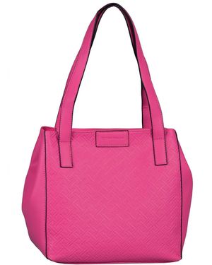 Tom Tailor Mirenda Shopper Umhängetasche Reißverschluss Groß Rosa - Pink
