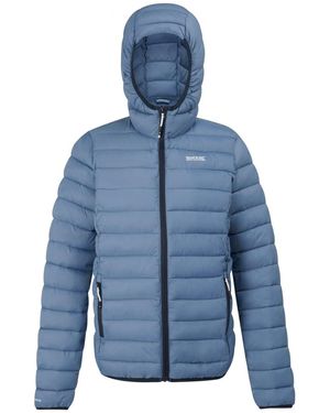 Regatta S Marizion Hooded Padded Insulated Jacket Coat - Blue
