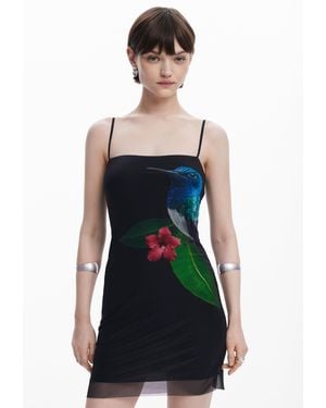 Desigual Swim_colibrí Bandjes - Zwart