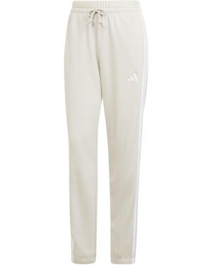 adidas Essentials 3-stripes French Terry Cuffed Pants - Wit
