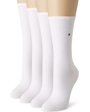 Tommy Hilfiger Sock 4 Pack Pack de 4 Calcetines Ecom - Blanco