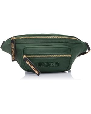Love Moschino , Marsupio Donna, Verde, Unica