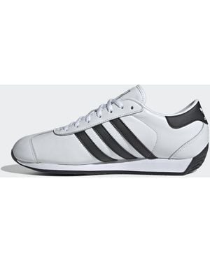 adidas Mens Country Ii Lace Up Trainers Shoes Casual - White, Multi, 6 Wide