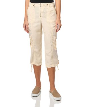 Guess Eco Kai Cargo Pedal Pusher Donna - Neutro