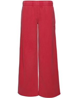 Superdry Wide Leg Joggers Sweatshirt - Red