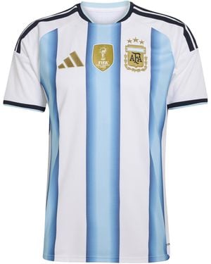 adidas S Argentina Home Shirt World Cup 2026 Short Sleeve White/blue S