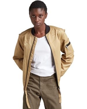 G-Star Gewatteerde 2.0 Bomber Jacket Voor - Naturel