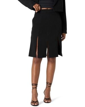 The Drop Carwash Slit Skirt Jupe - Noir