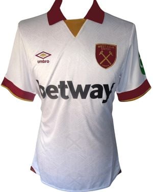 Umbro West Ham United Fc Third Football Shirt 2024-2025 Medium White