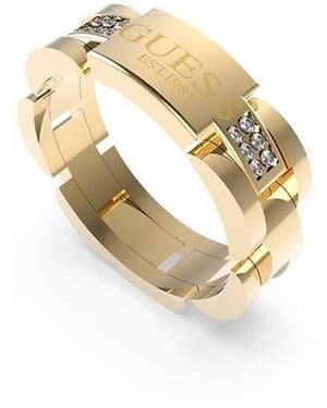 Guess Ring Anel Jumr01344jwyg64 Brand - Metallic